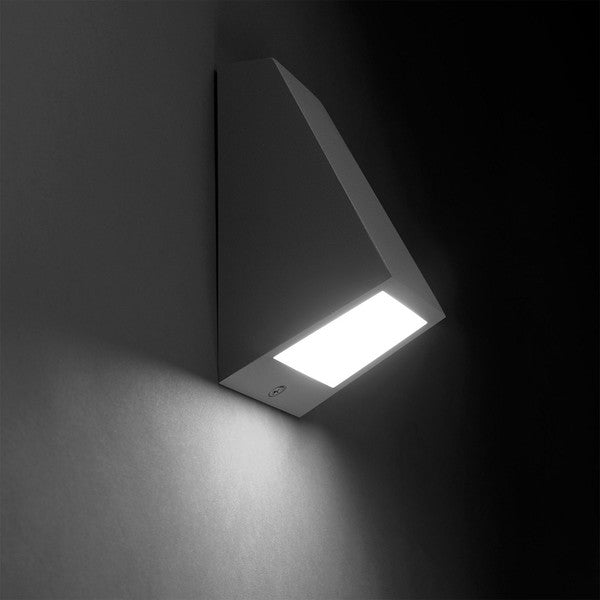Wandleuchte LEDS-C4 Angle Grau 3 W 358 Lm