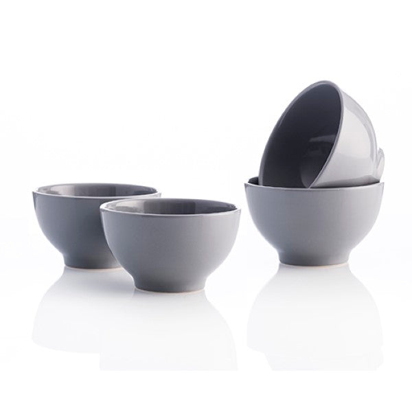 Schalenset Benetton Tevere Grau Steingut 650 ml (4 uds)