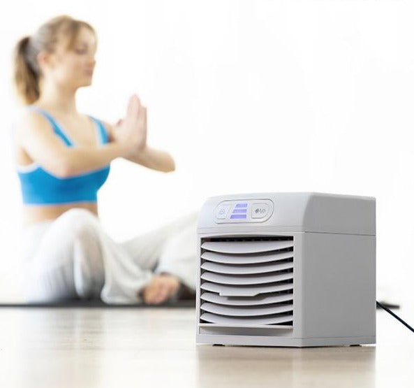 Tragbares Mini-Klimagerät mit Verdunstung und LED Freezyq+