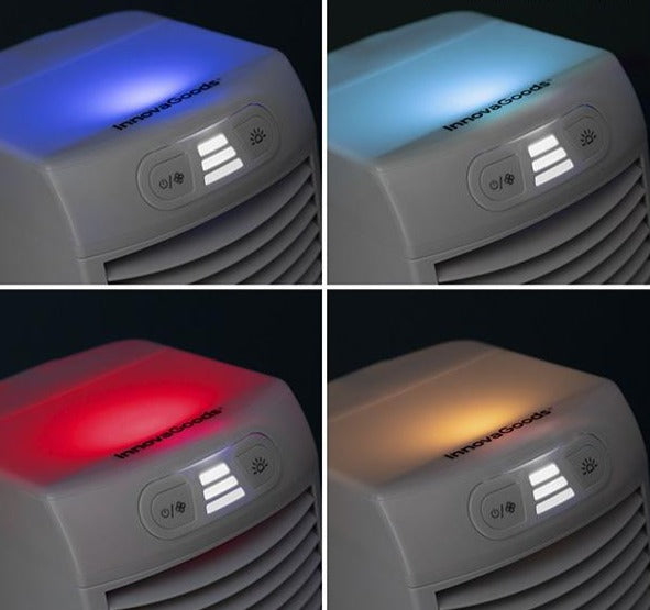 Tragbares Mini-Klimagerät mit Verdunstung und LED Freezyq+