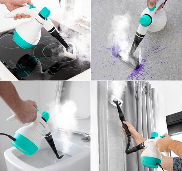 9 in 1 Mehrzweck Handdampfreiniger mit Zubehör Steany  0,35 L 3 Bar 1000W