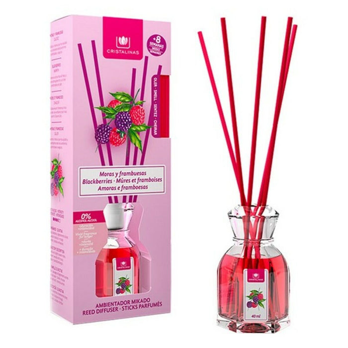 Lufterfrischer Mikado Cristalinas Brombeere Himbeere (40 ml)