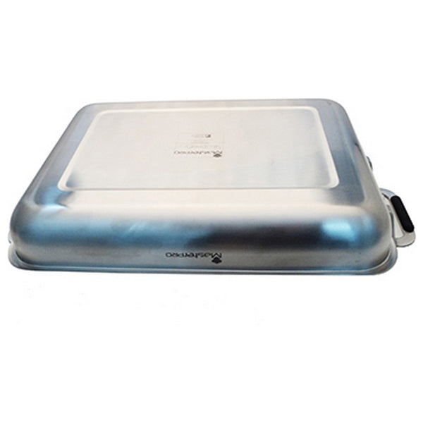 Backform Masterpro Edelstahl Silberfarben (35,4 x 25,6 x 5,6 cm)