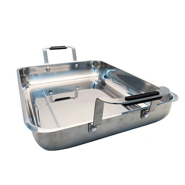 Backform Masterpro Edelstahl Silberfarben (35,4 x 25,6 x 5,6 cm)