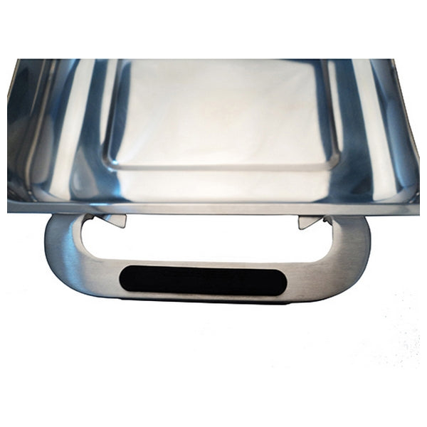 Backform Masterpro Edelstahl Silberfarben (35,4 x 25,6 x 5,6 cm)