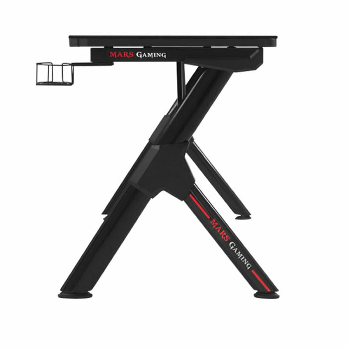 Tisch Gaming Mars Gaming MGD140 Schwarz