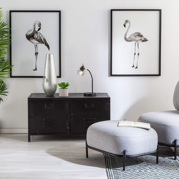 Tischlampe Ledkia Sipi Schwarz Aluminium Kristall E14 25 W