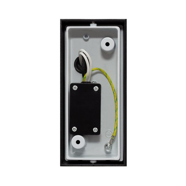 Wandleuchte Ledkia Big Gala Schwarz 50 W