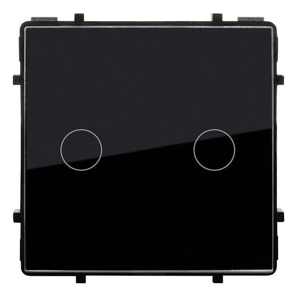 Doppel-Kippschalter Ledkia Modern 5174 Taktil Kristall PC