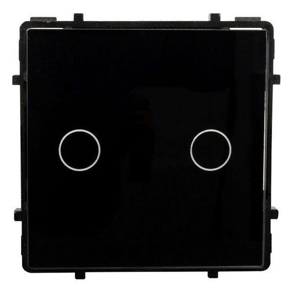 Doppel-Kippschalter Ledkia Modern 5174 Taktil Kristall PC