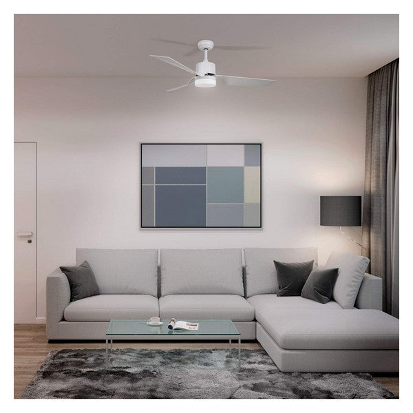 Deckenventilator mit Lampe Ledkia Minimal Pro 70W 15 W Nickel A++ 1500 Lm