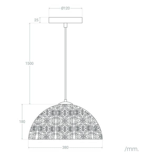 Deckenlampe Ledkia Aerba 60 W