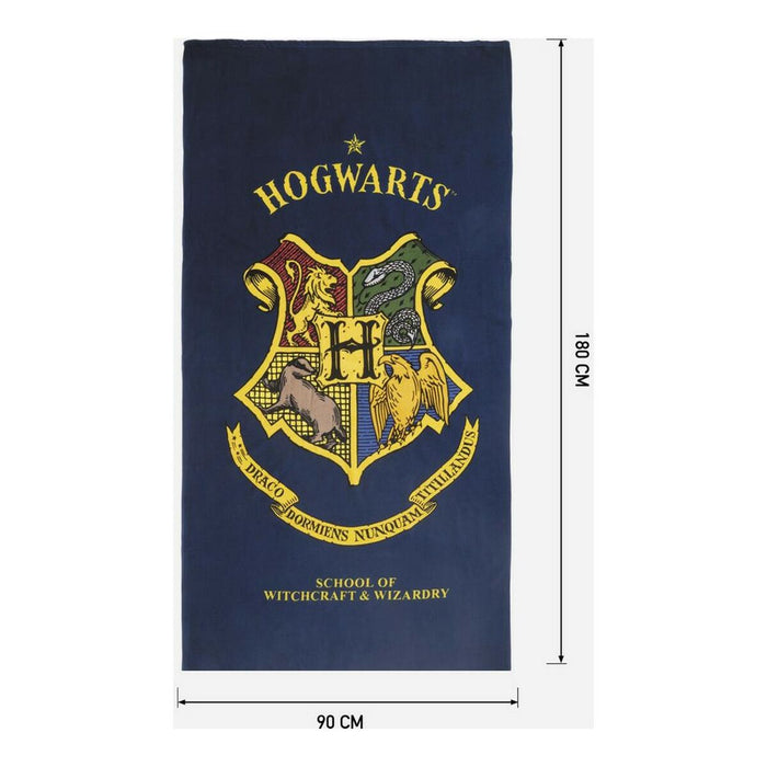 Strandbadetuch Harry Potter Dunkelblau (90 x 180 cm)