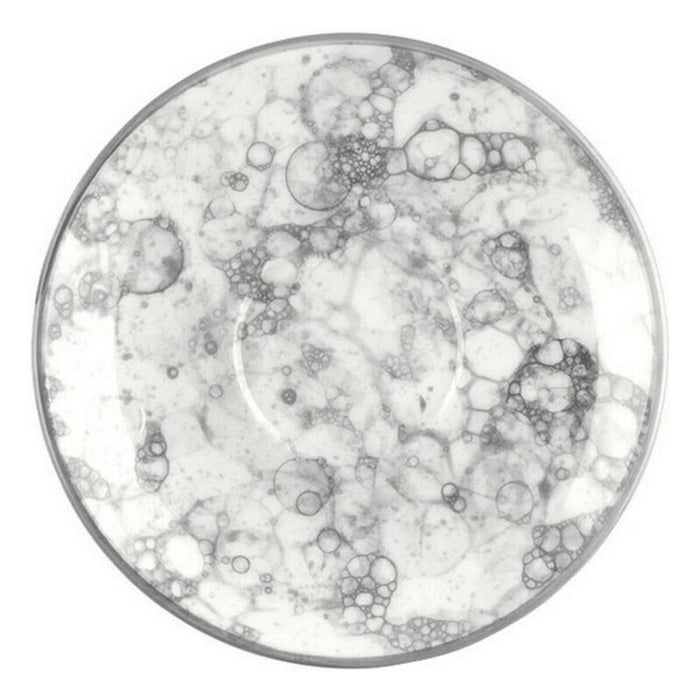 Teller Gourmet Porzellan Schwarz/Weiß (15,8 x 2 cm)