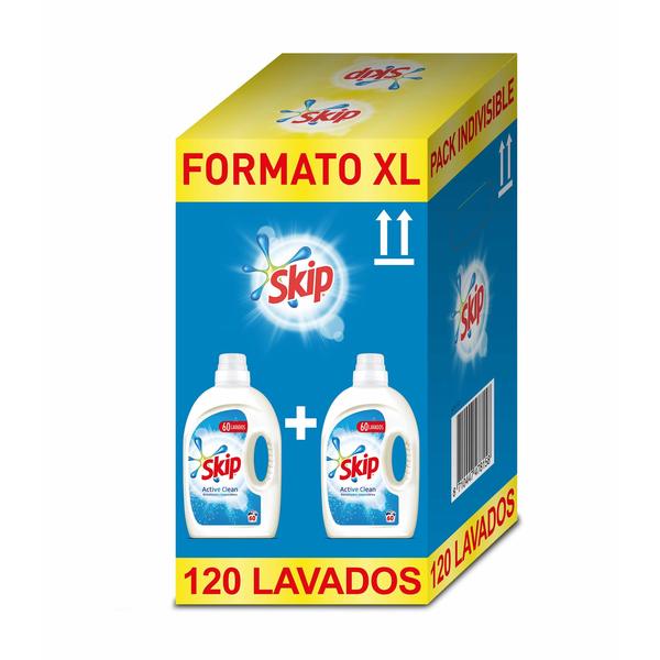 Flüssiges Waschmittel Skip Active Clean (2 uds) (Refurbished A+)