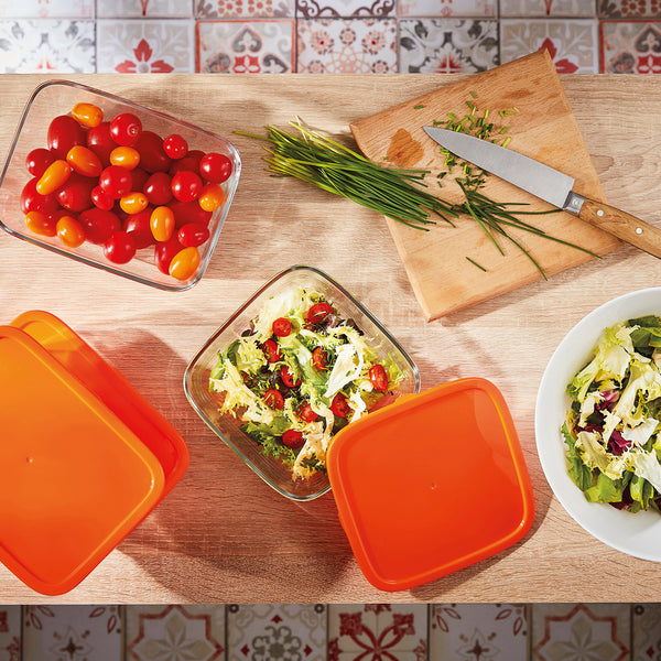 Lunchbox Arcopal Basics Kunststoff Kristall rechteckig
