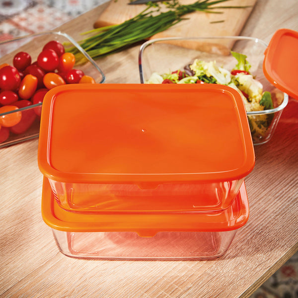 Lunchbox Arcopal Basics Kunststoff Kristall rechteckig