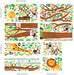 8 Affen Groß Baum Zweig Höhentabelle Waldtiere Tiere Wandtattoo Wandsticker Wandaufkleber Wanddeko für Wohnzimmer Schlafzimmer Kinderzimmer