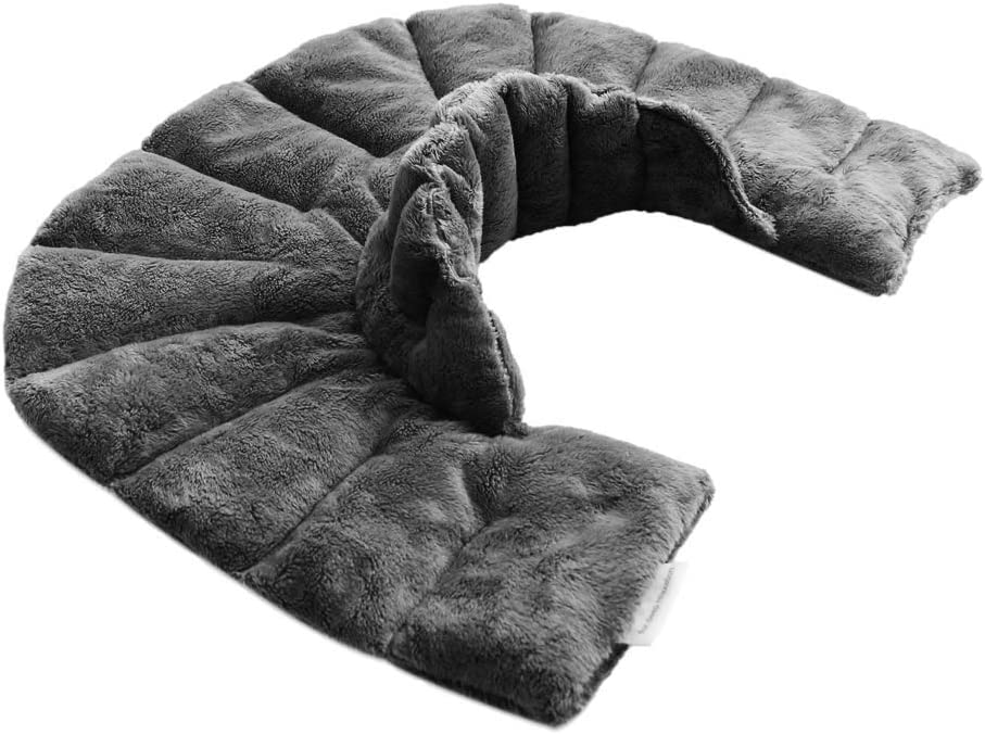 Kirschkernkissen Nacken und Schulter für Mikrowelle mit Duftaroma | Körnerkissen | Wärmekissen | Nackenkissen