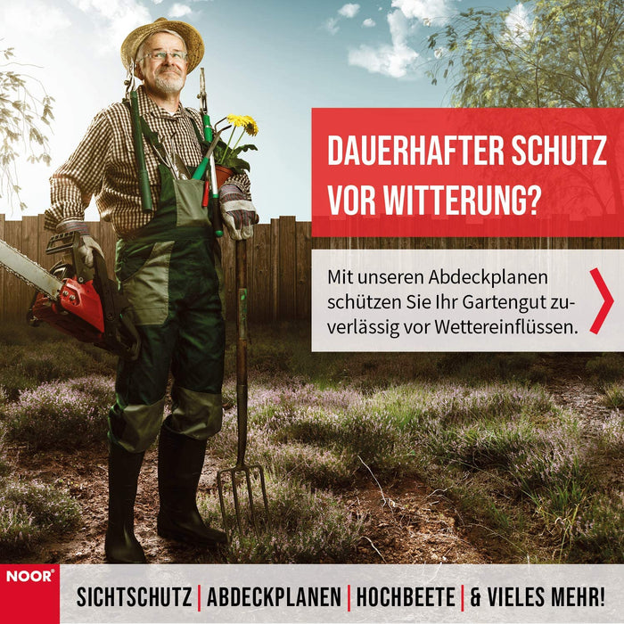 Abdeckplane Easy 90g/m² I 300 x 400 cm I Allzweckplane für Schutz vor Witterung I Ideal geeignet für die Abdeckung im Garten I UV-stabilisiert