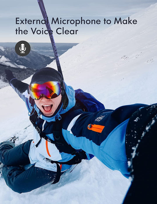 Action Cam 4K 20MP Unterwasserkamera WiFi 40M wasserdichte EIS Bildstabilisator Helmkamera 170° Weitwinkel Camcorder 