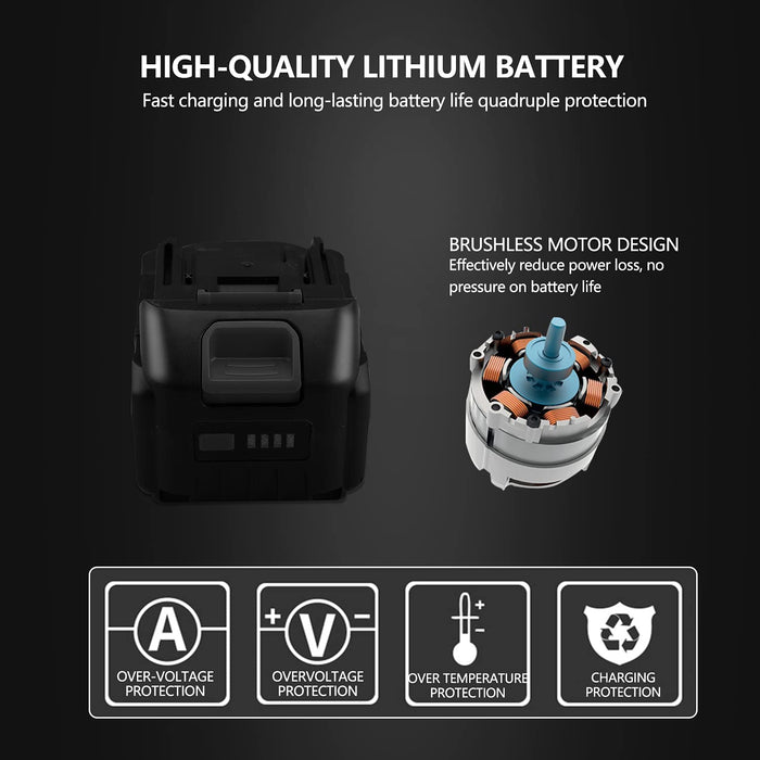 Akku Exzenter Poliermaschine, SPTA 18V Polierer Akku-Polier- Akku-Exzenterpolierer mit Variable Geschwindigkeit, mit 125mm Polierschwamm Polierteller