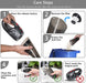 Akku Handstaubsauger, 4 in 1 Handstaubsauger 8500PA Leichter Kabellos Handstaubsauger 120W Autostaubsauger Laden mit USB mit Waschbarer Filter 