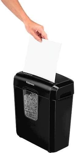 Aktenvernichter 6 Blatt Partikelschnitt (P4), Papierschredder für Zuhause, Powershred 6C, Schredder mit 11L Papierkorb und Sicherheitssperre