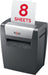 Aktenvernichter Momentum, Sicherheitsstufe P3, Partikelschnitt, 8 Blatt Kapazität, 15L Abfallbehälter, Schwarz
