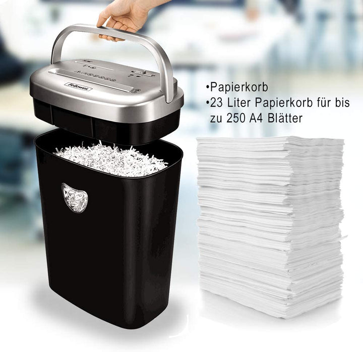 Aktenvernichter Powershred 53C Partikelschnitt (P-4) mit CD Vernichtung, 10 Blatt, für 1 Nutzer Zuhause / Home Office