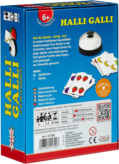 Amigo Spiel + Freizeit 1700 Halli Galli. Auf die Glocke-fertig-los!