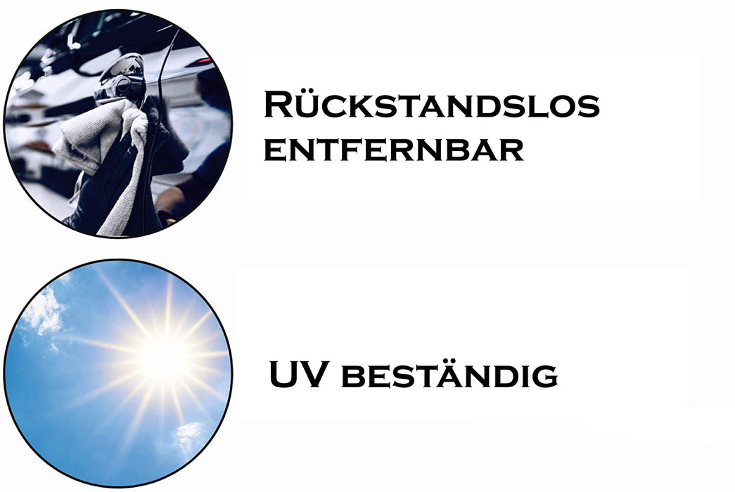 Gäste Toiletten Aufkleber - 23x16 cm Tür Aufkleber Toilette WC Aufkleber Gäste WC - Unisex Tür - Sticker für Toilette