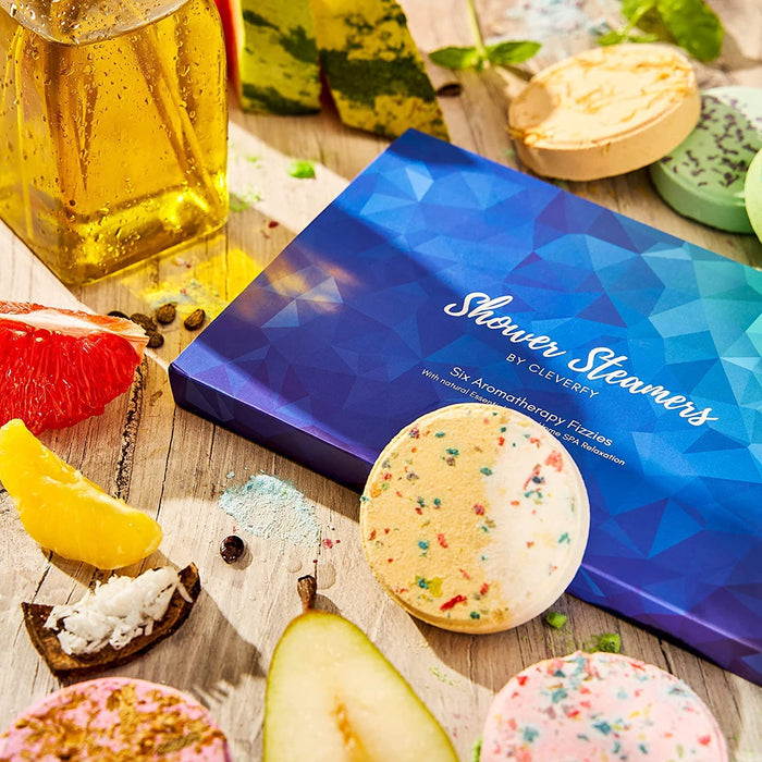 Aromatherapie Shower Steamers Set  6x Duschdampfer mit ätherischen Ölen zur Entspannung Großartiges Geschenk für Frauen oder Männer, für Mama