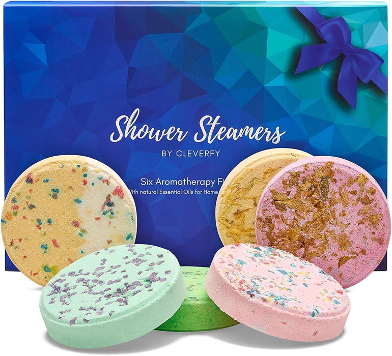 Aromatherapie Shower Steamers Set  6x Duschdampfer mit ätherischen Ölen zur Entspannung Großartiges Geschenk für Frauen oder Männer, für Mama