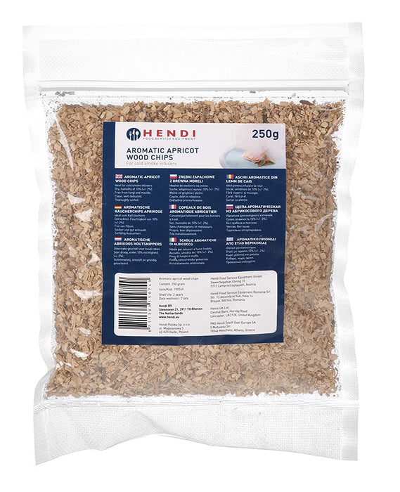 Aromatische Holzchips, Aprikose, Aromatische Räucherchips, Smoking Chips, Räucherspäne, für das Heißräuchern in einer Räucherkammer