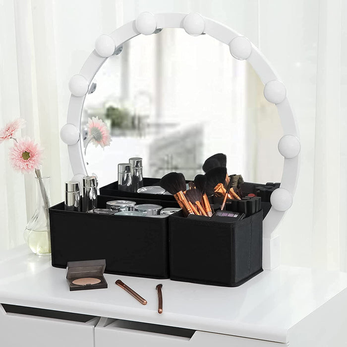 Aufbewahrungsbox für Schublade, 6er Set, Unterwäsche-Organizer, Schubladen-Organizer, Faltbare Stoffbox für Socken, Unterwäsche, BHS, Krawatten