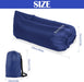 Aufblasbares Sofa, Air Lounger, Wasserdicht Aufblasbares Liege, Luftsofa Selbstaufblasend mit Tragebeutel, Luft Couch Luft Sitzsack Luftsack Air Sofa 