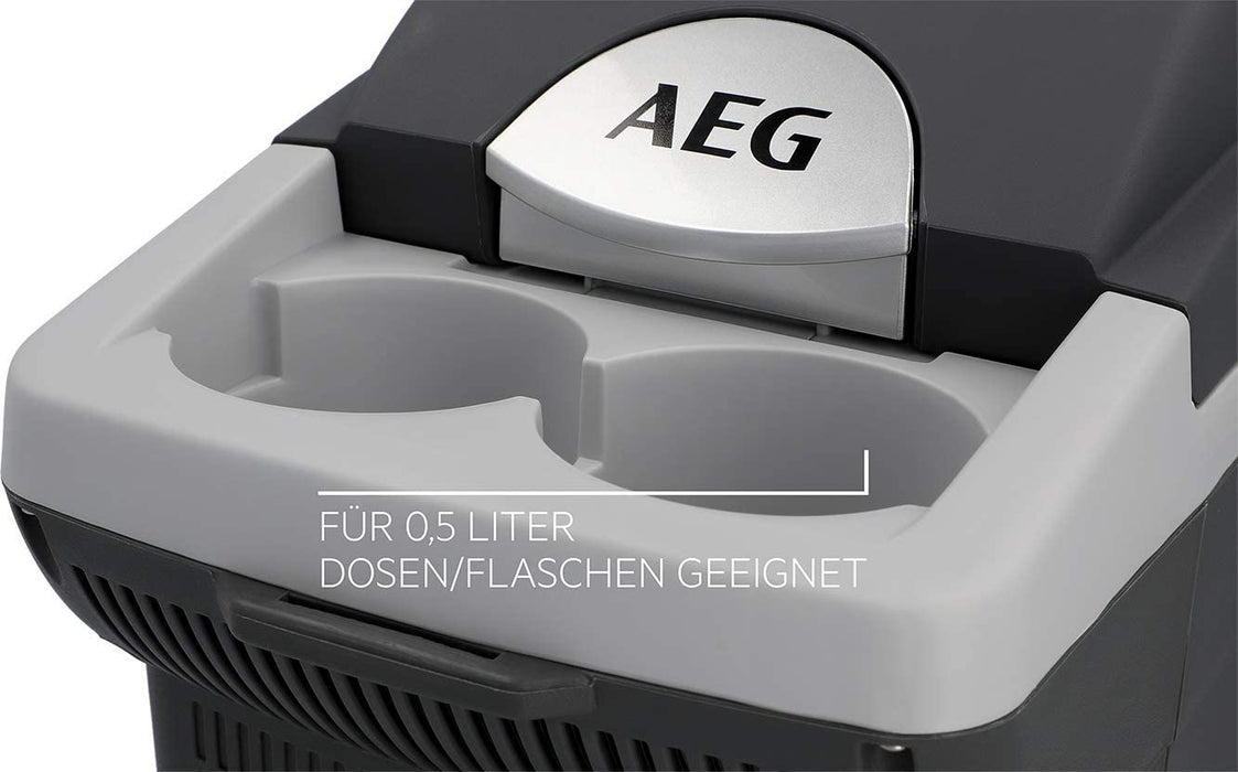Automotive Board-Bar BK 6 Thermoelektrische Kühl- und Warmhaltebox 6 Liter, 12 Volt für Auto und Steckdose, anschnallbar im PKW