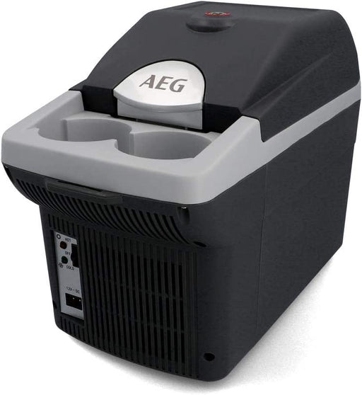 Automotive Board-Bar BK 6 Thermoelektrische Kühl- und Warmhaltebox 6 Liter, 12 Volt für Auto und Steckdose, anschnallbar im PKW