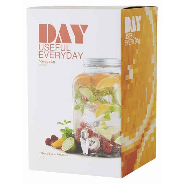 Getränkedispenser 874088 Durchsichtig 8 l (19 x 19 x 32 cm) (Refurbished B)