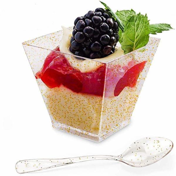 Dessertteller Parfait Einwegartikel (50 pcs) (Refurbished A+)