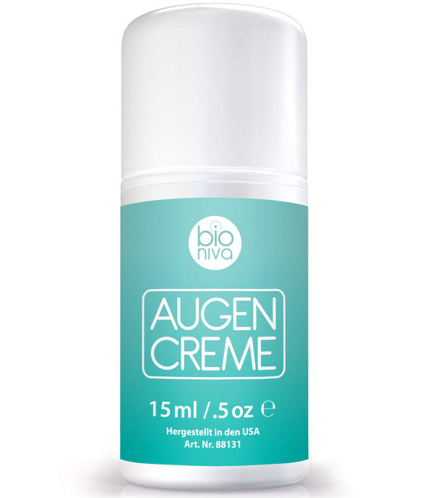 BIO Augenpflege, Anti-Aging Augencreme Gel gegen Falten, Schwellungen, und Augenringe. Eine Biologische Augengel mit Matrixyl 3000