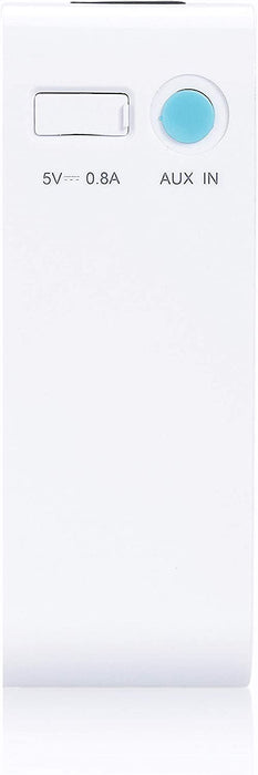 BLAUPUNKT UKW Steckdosenradio mit Bluetooth, Freisprecheinrichtung, 10 Stunden Akku Laufzeit, Powerbank, kleines Plug In Radio, USB Ladestecker, AUX