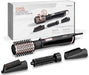BaByliss Rotierende Warmluftbürste Set Brush & Style Ionic, 1000 Watt, 4 Aufsätze, schwarz