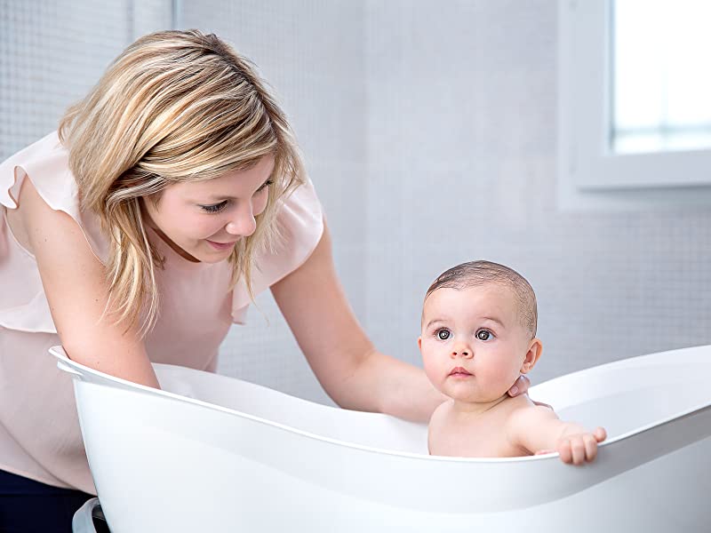 Baby-Kulturtasche - Pflege-Set, für Babys, 9-teilig, mit digitalem Fieberthermometer, Nasensauger, blau-türkis