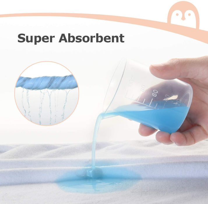 Baby Badetuch Set, 8-teiliges Babyhandtuch Set, 2X Baby Kapuzenhandtuch 76X76 cm und 6X Baby Waschlappen 24x24cm, Babyhandtuch mit Kapuze