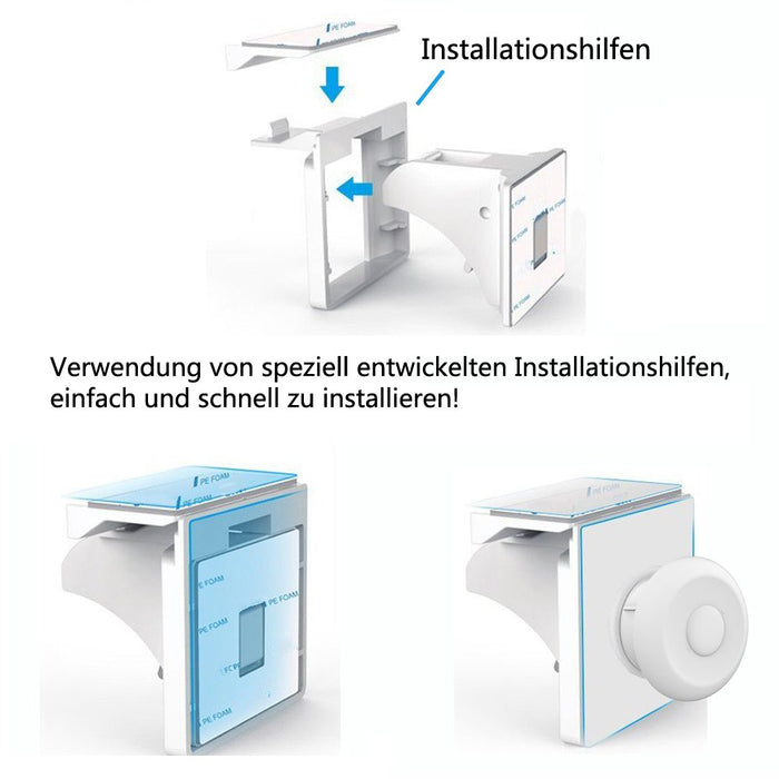 Baby Sicherheit Magnetisches Schrankschloss, die unsichtbare Kindersicherung für Schrank und Schubladen, ohne Bohren und Schrauben 