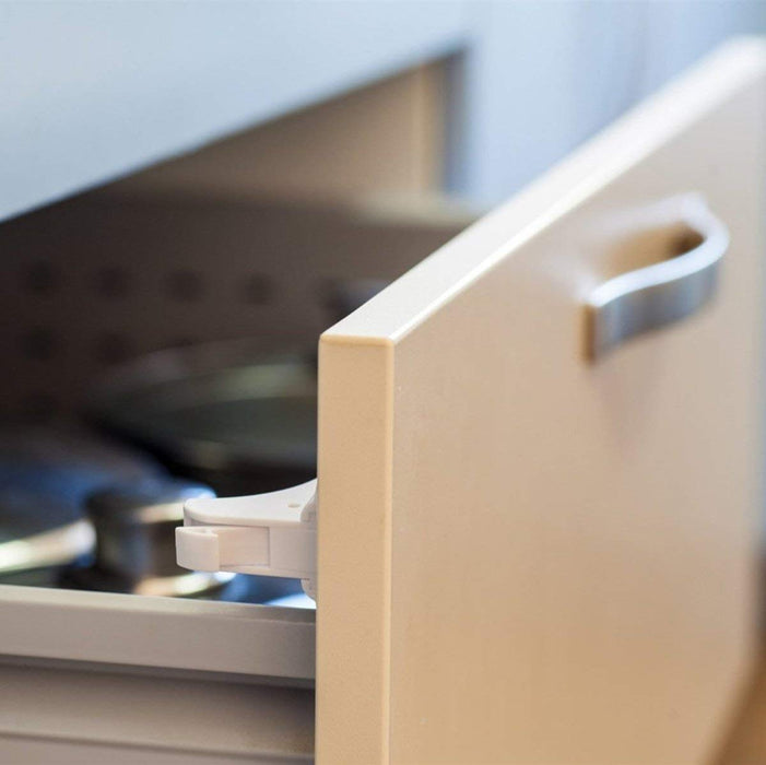 Baby Sicherheit Magnetisches Schrankschloss, die unsichtbare Kindersicherung für Schrank und Schubladen, ohne Bohren und Schrauben 