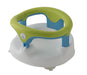 Babydesign Badesitz, Mit aufklappbarem Ring inkl. Kindersicherung, 7-16 Monate, Bis max. 13kg, BPA-frei, 35x31,3x22cm, Weiß/Apple Green/Aquamarine