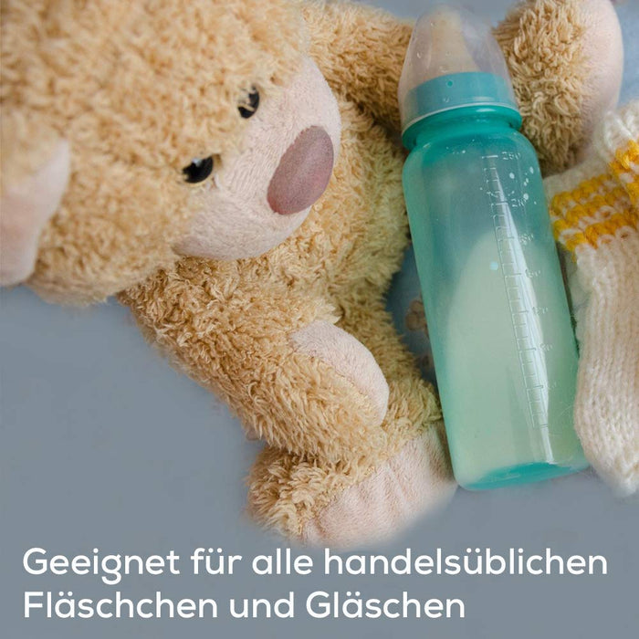 Babykost- und Fläschchenwärmer, Erwärmen und Warmhalten von Babynahrung, 8 Minuten Aufwärmzeit, digitale Temperaturanzeige